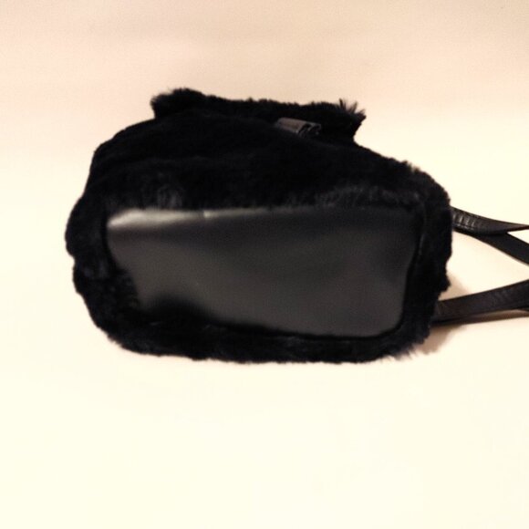 Limited Edition Swarovski Mini Backpack Blue Faux Fur - Never Used NEW Mini Bag - Picture 7 of 9